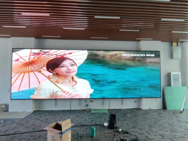 明溪P1.53led小间距屏安装案例